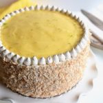 Coconut Cake with Lime Curd