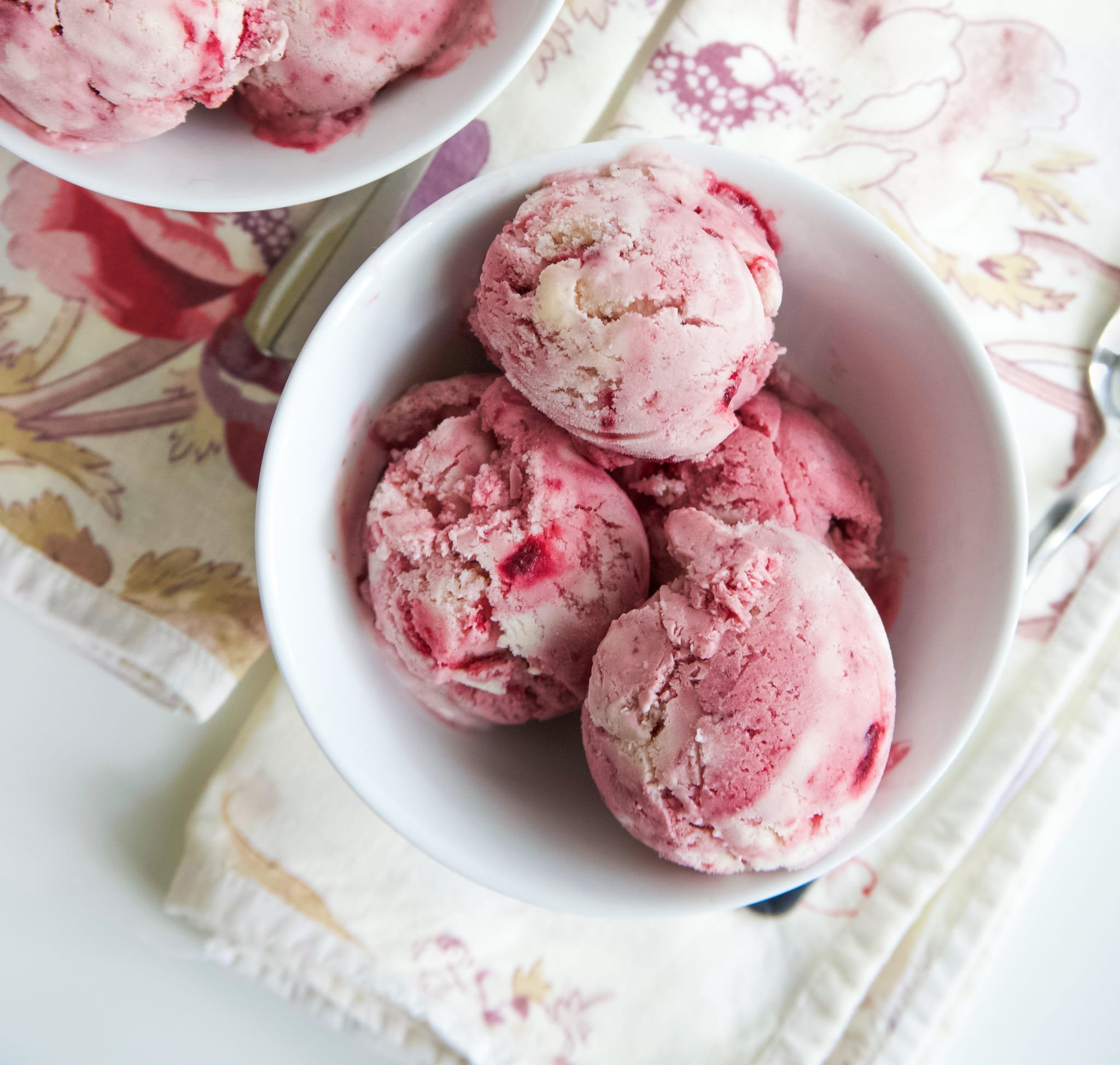 Mascarpone Sour Cherry Ice Cream Bakes by Brown Sugar