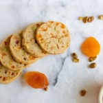 Apricot and Pistachio Shortbread Cookies