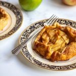 Apple Galettes with Caramel Sauce