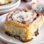 Pecan Cinnamon Rolls with Apple Cinnamon Frosting