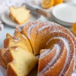 Meyer Lemon Cardamom Pound Cake
