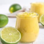 Lime Curd in a Jar
