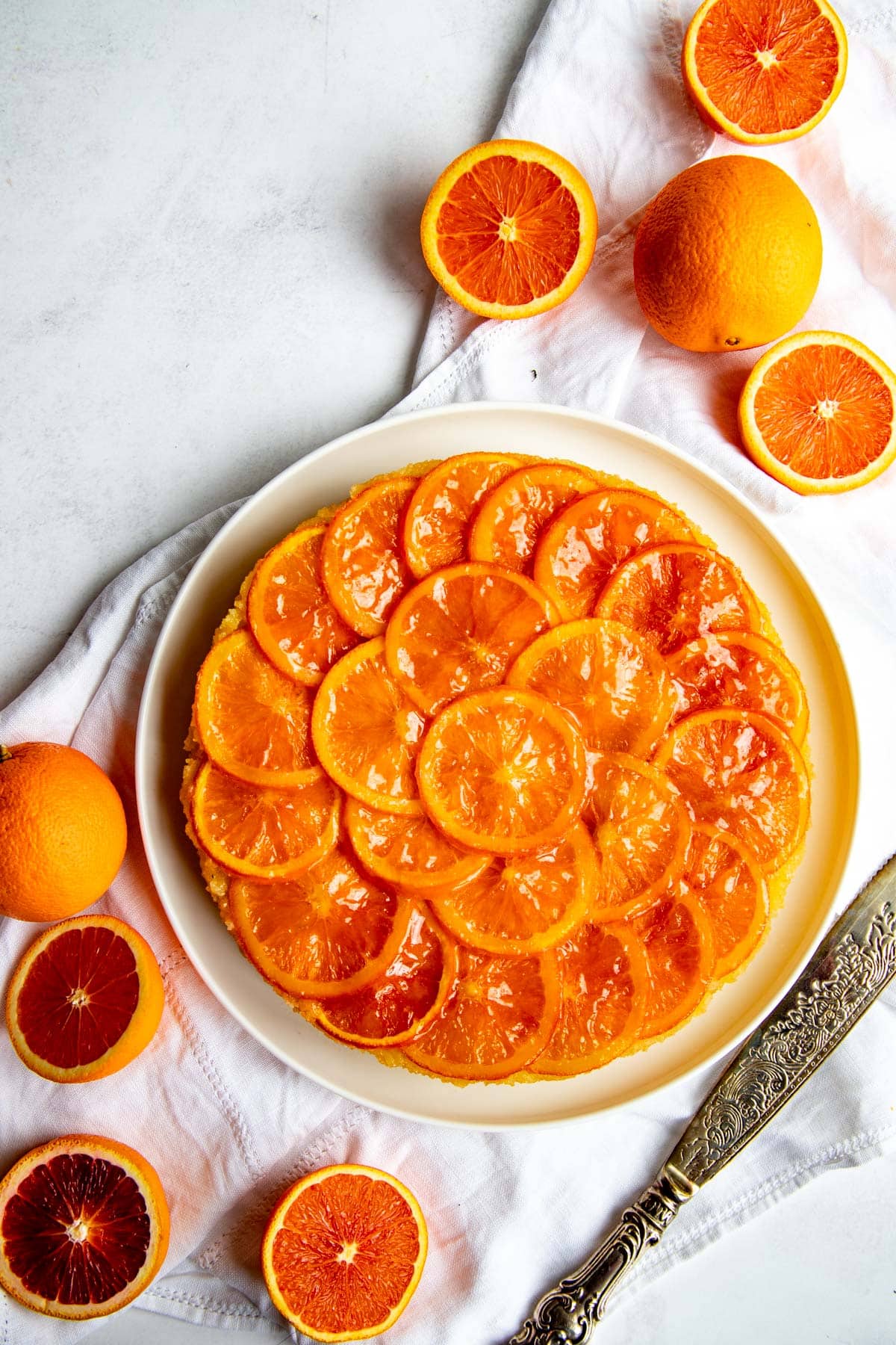 Orange UpsideDown Cake Bakes by Brown Sugar