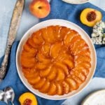 Peach Bourbon Upside-Down Cake