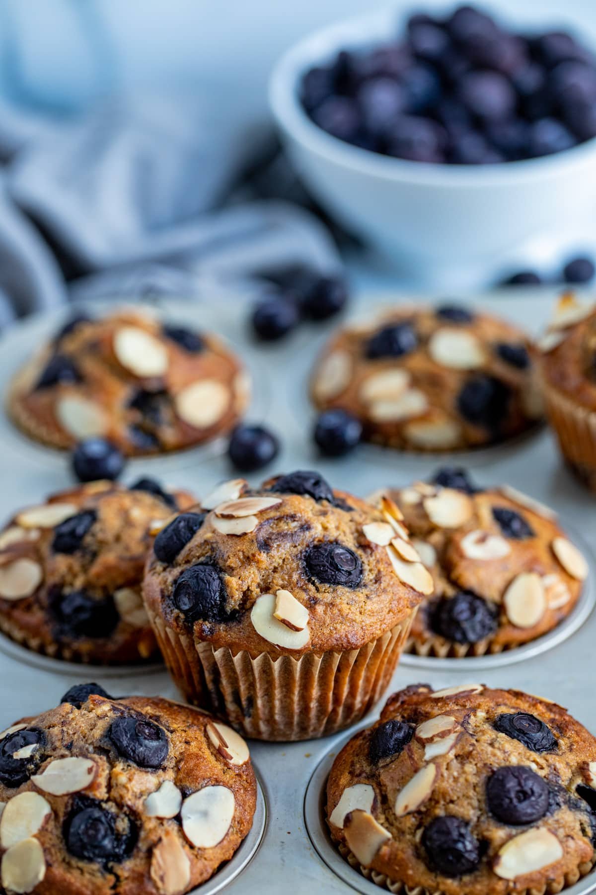 Whole Wheat Blueberry Muffins Bakes by Brown Sugar