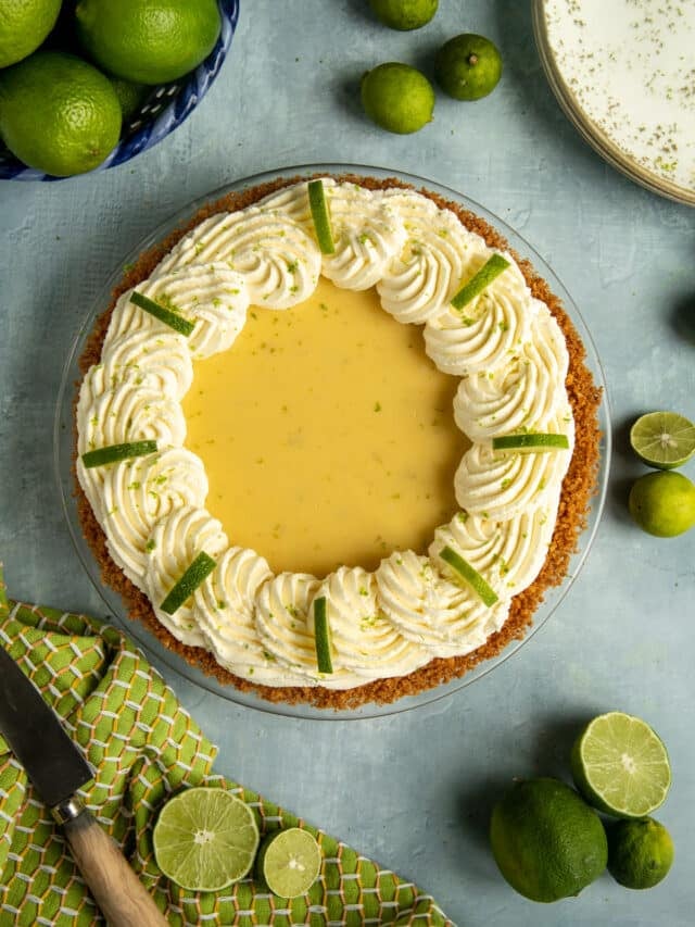 Lime Simple Syrup Bakes by Brown Sugar