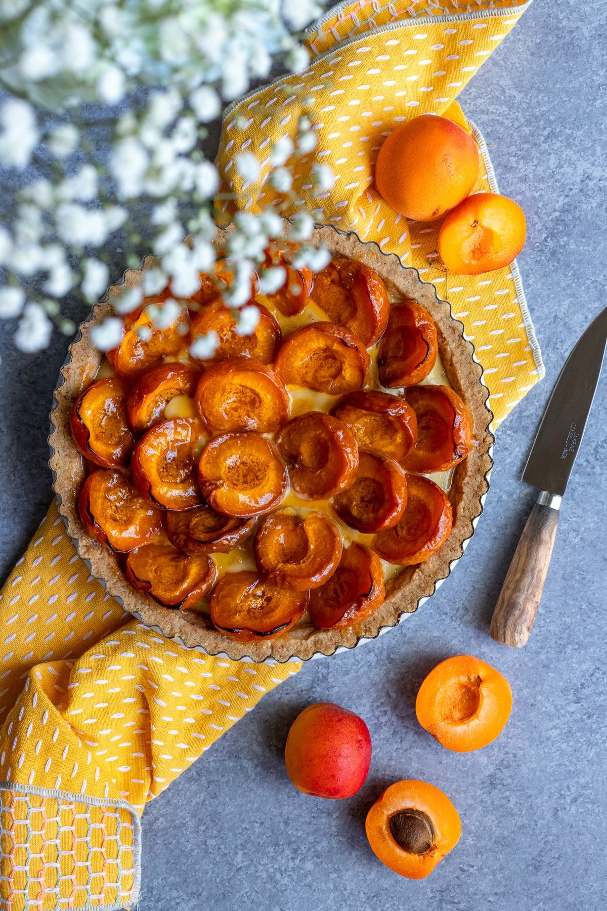 Apricot Tart Recipe Bakes by Brown Sugar