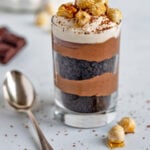Chocolate Mousse Trifle in Dessert Glass
