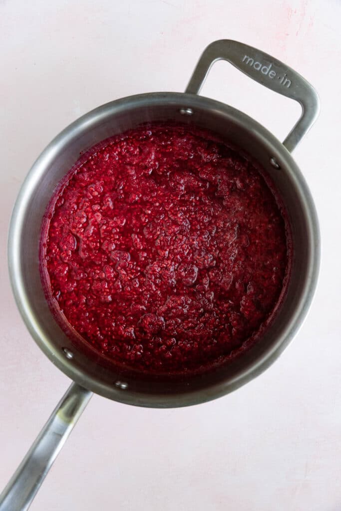 Maddox Raspberry Butter Raspberry Buttercream (made with Fresh Raspberries)