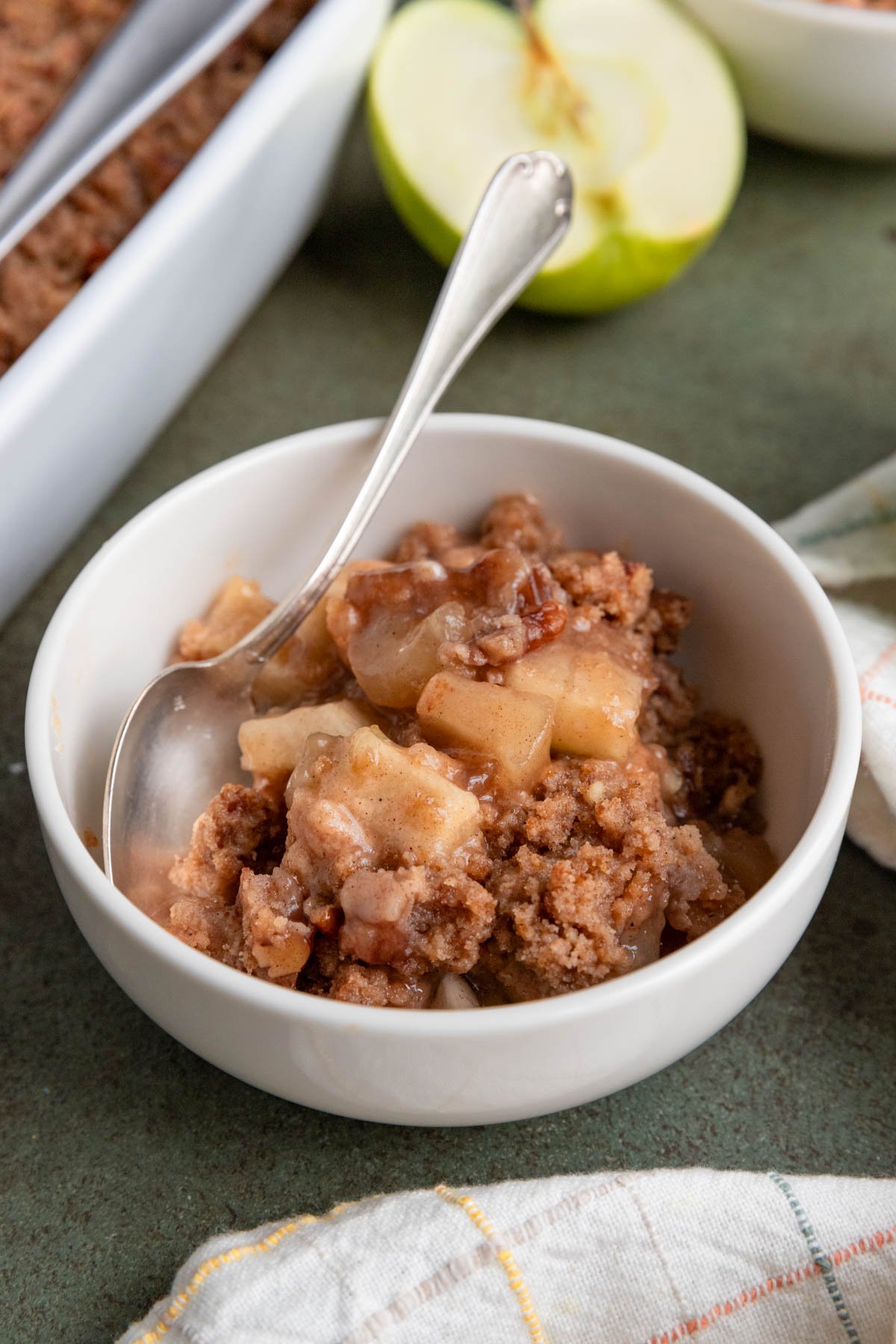 Irresistible Apple Crumble with Brown Butter Pecan Topping-image