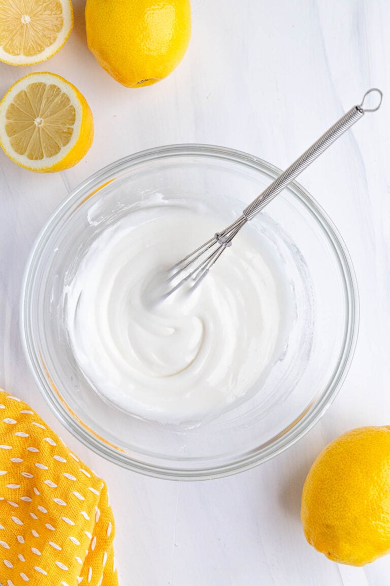 Easy Lemon Glaze (for Cakes and Cookies) - Bakes by Brown Sugar