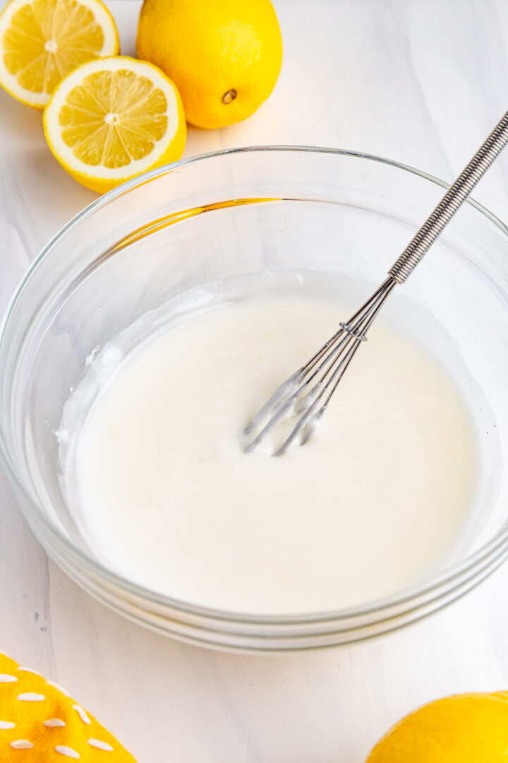Easy Lemon Glaze (for Cakes and Cookies) - Bakes by Brown Sugar