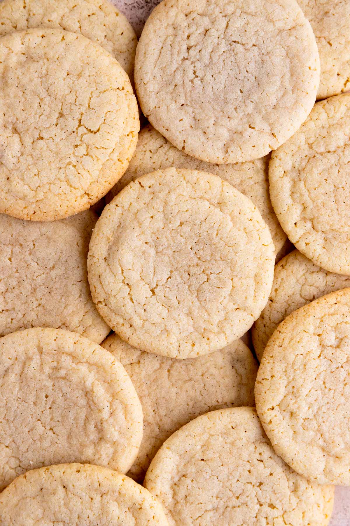 Soft and Chewy Vanilla Sugar Cookies